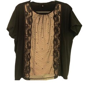 Victoria’s Secret XS top with lace/mesh/stones
